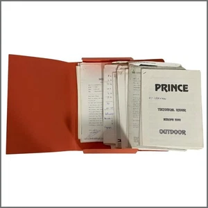 Prince 1990 Europe Tour Documents (UK) - Picture 1 of 11