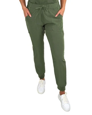Pantalón Médico Jogger de 5 Bolsillos para Mujer Uniformes JDM de Enfermería Foto 1 de 4