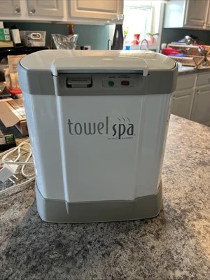 Calentador calentador Brookstone Innovation Direct Towel Spa TSK-5201MA - probado y funciona Foto 1 de 2