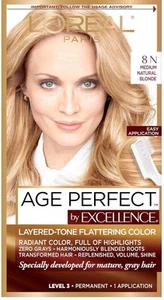 L'Oreal Paris Excellence Age Perfect Haarfarbe *8N Medium Natural Blonde HB4 - Bild 1 von 4