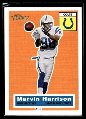 2001 Topps Heritage Marvin Harrison Indianapolis Colts #64 - Image 1 of 2