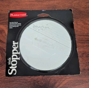 Rubbermaid Sink Stopper 5" New Sealed Flat Stop Kitchen Dishes Vintage 1987 - Picture 1 of 13