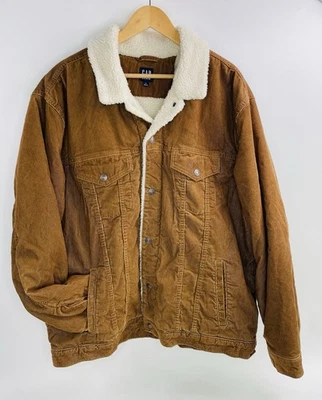 Chaqueta GAP UNISEX ADULTO Forrada Sherpa Denim Pana Icono - MARRÓN -XXL Foto 1 de 4