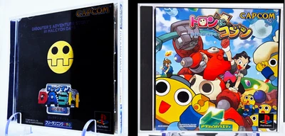 TRON NI KOBUN + Rockman Dash Mega Man Misadventures Tron Bonne PS1 Japan Import - Image 1 of 4