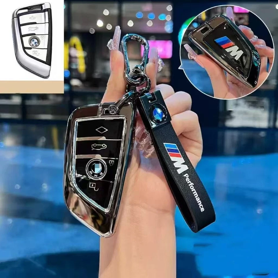 Capa protetora chaveiro para BMW 2 3 4 5 6 7 M3 M5 530 X3 X5 X6 - Imagem 1 de 3