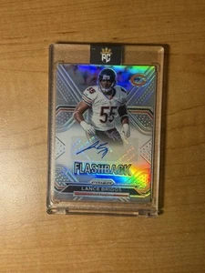 Lance Briggs #2 Panini Prizm Flashback Autographs 2020-50 Silver Prizm - Picture 1 of 2