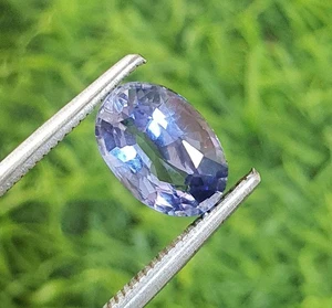 Gemas sueltas de corte ovalado de zafiro azul aciano cultivadas en laboratorio impecables de 2,67 quilates - Imagen 1 de 15
