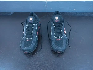 Nike Shox NZ Black Red Men’s Size 11.5 Running Shoes 314307-026 Athletic Sneaker - Picture 1 of 7