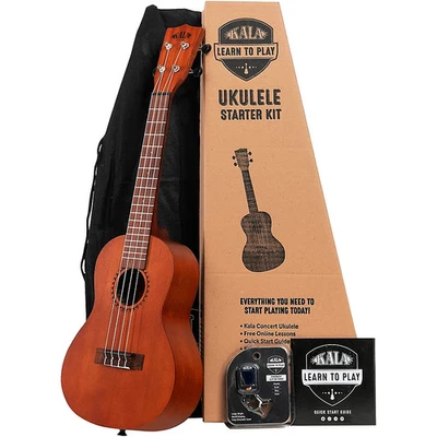 Kit de inicio de ukelele de concierto Kala Learn To Play Foto 1 de 4
