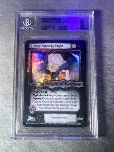 DBZ CCG DRAGON BALL Z ULTRA RARE PROMO TRUNKS SPEEDY FLIGHT HOLO FOIL BGS 9 - Picture 1 of 1