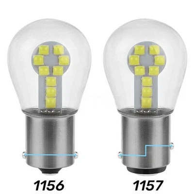 2/4x LED Birne Auto BA15S BAY15D DC 12V Rücklicht Bremslicht Blinker Licht - Bild 1 von 4