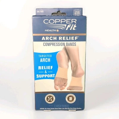 Copper Fit Health + Arch Relief Compression Bands Targeted Arch Relief & Support - Image 1 of 2