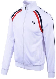 Sergio Tacchini Neu Ghibli McEnroe weiß/blau/rot - Tennis Track Top UVP 80£ - Bild 1 von 6