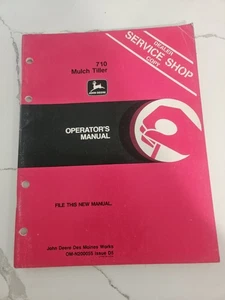 John Deere 710 Mulch Toller Operators Manual Book - Picture 1 of 2