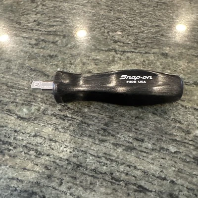 Snap On f40b 3/8” unidad 5-15/16” mango duro vástago rechoncho driver negro Foto 1 de 3