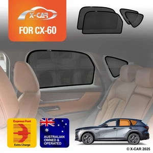 Rear Port Window Sun Shade for Mazda CX-60 CX60 2023-Onwards Car Sun Blind Mesh - Picture 1 of 12