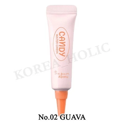 APIEU The Pure Candy Water Cheek 4.5ml #02 Guava Face Blush Korean Cosmetics NEW - Image 1 of 4
