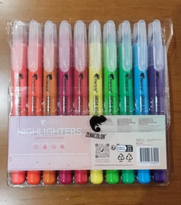 Bible Highlighters No Bleed -Pack of 10 Soft Wax Gel Highlighters,Vibrant Colors - Picture 1 of 7