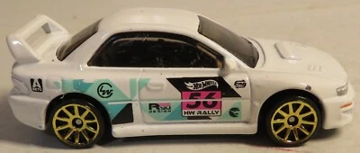 2019 Hot Wheels Treasure Hunt '98 Subaru Impreza 22B-STi Version Toy Car Loose - Image 1 of 4