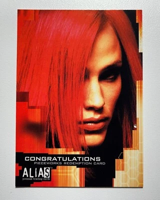 Alias Temporada 1 - Tarjeta de canje Pieceworks PR1 - NO canjeada 2002 Jen Garner Foto 1 de 2