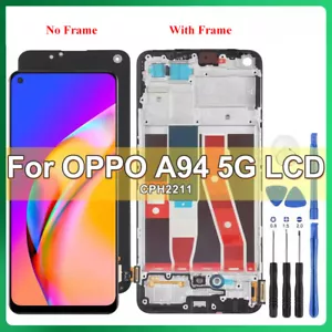 OLED Display For OPPO A94 5G LCD Touch Screen Digitizer Assembly Replacement - Picture 1 of 10
