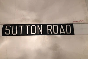 Alder Valley Destination Bus Blind 1980er 31" - Sutton Road - Bild 1 von 8