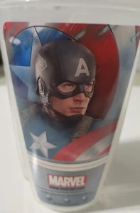 2011 Marvel Captain America Tri Compartment Dunkin Donuts Promo Cup - Picture 1 of 3