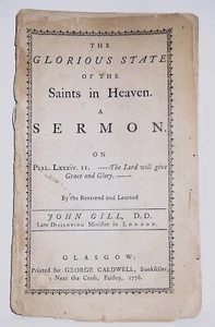 1776 Antique END-TIME PROPHESY Baptist Church Bible Sermon Rev War 4th of July - Picture 1 of 5