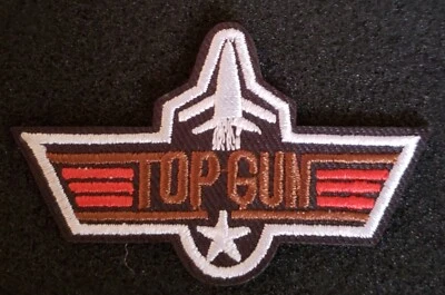  American TOP GUN  Morale Patch 3 x2"  Hook & Loop  - Image 1 of 2