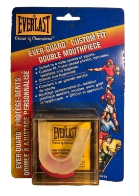 Vintage 1996 Everlast Ever Guard Custom Fit Double Mouthpeice New Old Stock - Image 1 of 2