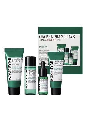 SOME BY MI AHA BHA PHA 30Days Miracle AC SOS Kit Clears Acne 2024-edition Korean - Image 1 of 4