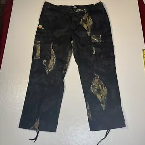 Mossy Oak Camo Break-Up Eclipse Black Cargo Pants, Size XXL 44/46 Outdoor - Picture 1 of 12