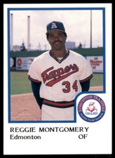 1986 ProCards Minor League Reggie Montgomery Edmonton Trappers #21