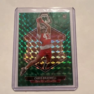 2024 Panini Mosaic - Rookies Green Mosaic Prizm #354 Chris Braswell (RC) - Picture 1 of 2