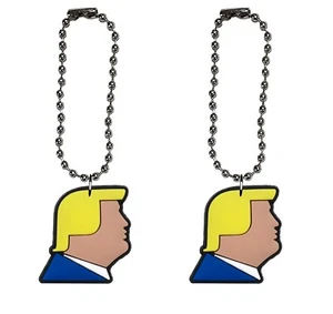 Trump Profile Tumbler Chain Cup Mug Bottle Drink Coffee Tea Unique Set of 2 - Picture 1 of 6