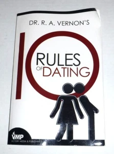 10 Rules of Dating Paperback Book Dr. R. A. Vernon Victory Media & Publishing - Foto 1 di 8