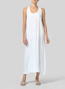 Linen Nightgown Lace Night Wear Sleepwear Night Dress Christmas Gift For Her - Picture 1 of 10