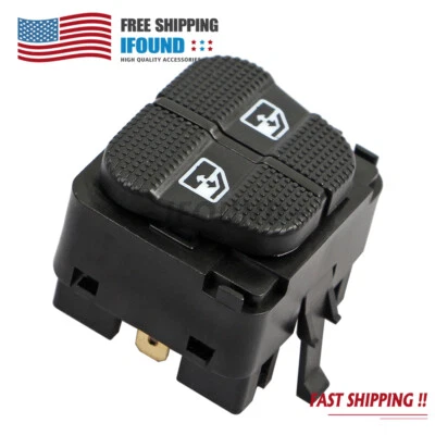 Front Power Window Switch Left LH Driver 1H095985501C for Golf Jetta Cabrio VW - Image 1 of 4