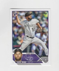 (10) Jake Bird 2023 TOPPS UPDATE SERIES ROOKIE LOT #US162 COLORADO ROCKIES RC ⚾⚾ - Picture 1 of 1