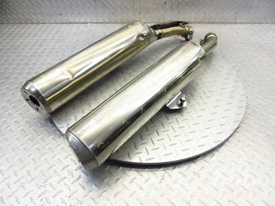 2016 16-18 Yamaha FJR1300 OEM Exhaust Mufflers Pipes Silencers Pair Cans - Image 1 of 4
