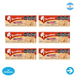 Terrabusi Galletitas Lincoln Sabor Coco - 153gr x 6 Unidades - Picture 1 of 1