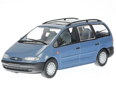 Ford Galaxy 1995 blu modellino Minichamps 1/43 - Immagine 1 di 4