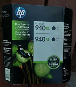 3 Pack HP 940XL CH633BN Tri-Color Black Ink Cartridge OEM - Please Read - Picture 1 of 2