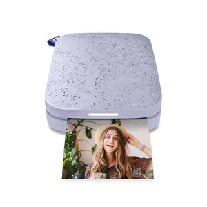 HP Sprocket Portable Printer, 2x3" Photo Printer Prints on Zink Paper, Lilac - Picture 1 of 8