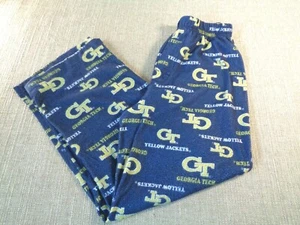 Georgia Tech Pajama Pants Youth Size Medium 8-10 Kids Navy & Gold Team Athletics - Picture 1 of 6