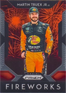 Martin Truex Jr. 2019 Panini Prizm Racing Fireworks Insert Chrome Card #F-17 JGR - Picture 1 of 2