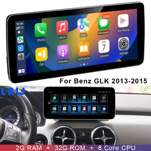 10.33'' Android Car GPS Stereo Head Unit Wireless Carplay For Benz GLK 2013-2015 - Picture 1 of 12