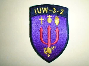US Navy Inshore Undersea Warfare IUW Group 3 Unit 2 TRIDENT Vietnam War Patch - Picture 1 of 3