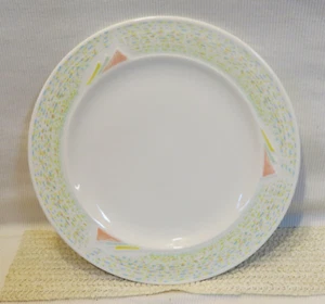 OOAK Homer Laughlin China 8-3/8" Plate, Milford 2001 TEST SAMPLE, Blue Potpourri - Picture 1 of 8