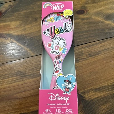 Disney Mickey Minnie Mouse Wet Brush Limited  Edition Original Detangler Pink - Image 1 of 4